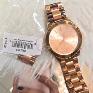 Michael Kors Rose Gold Linked Women’s Watch
